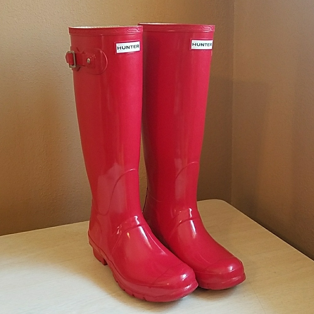 Hunter Tall Glossy Rainboots